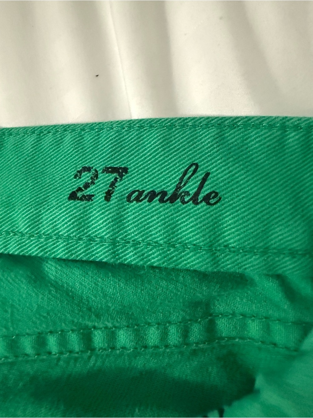 J. Crew Women's Skinny Jeans in Bright Green - Picture 6 of 6